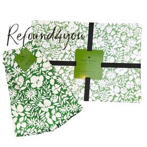 Kate Spade - ‘Matching Floral -placemats/dish towels’. NWT. Firm!